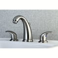 thumbnail image 2 of Kingston Brass KB988LL 8 to 16 in. Widespread Bathroom Faucet, Brushed Nickel, 2 of 3