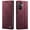 Red, variant on Designed for Samsung Galaxy A25 5G Wallet Case, Classic PU Leather Flip Cover with Kickstand, RFID Blocking Card Slots, Magnetic Clasp, Full Body Protective Shockproof Phone Case, Red