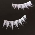 thumbnail image 4 of Fashion White False Eyelashes,Cosplay Makeup Natural Long Eyelashes Extension Cross Strip Fake Eye Lashes Makeup Tools(lower eyelashes), 4 of 7