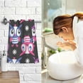thumbnail image 6 of Coolnut Hand Towels Baby Owls Patterned 2 PCS, Cotton Bath Towel for Drying Face Hands Body Decorative Water Absorbent Lightweight Towels for Bathroom Ktichen Travel Gym, 16"x28", 6 of 6