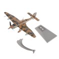 thumbnail image 2 of 2x 1:72 JU87 Aircraft + 1: 144 71A Bckbird Fighter Model Home Office Adornos Sunnimix 1 avión de combate a escala 144, 2 of 8