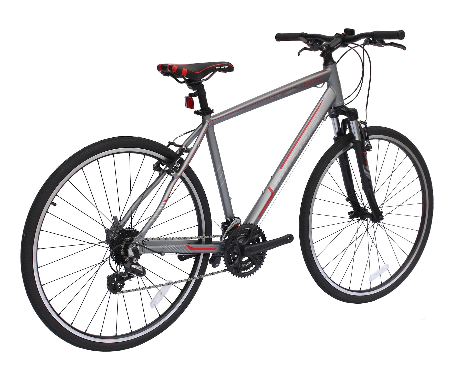 Wonder Wheels 26" Gray 8-Speed Mountain Bicycle