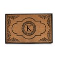 thumbnail image 1 of A1 Home Collections First Impression Hand Crafted Abrilina Entry Coir Monogrammed Double Doormat, 72" L x 36" W, X-Large, 1 of 10