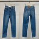 thumbnail image 4 of 2024 principios de primavera nuevo king pantalones vaqueros de pierna recta elásticos y de felpa con nueve cuartos de longitud, cintura alta para mujer y efecto adelgazante, 4 of 5