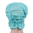 thumbnail image 5 of Chemo Cancer Headscarf Ruffles Hat Ethnic Turban Headwear Pleated Beanie Hijab, 5 of 19