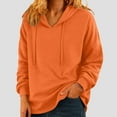 thumbnail image 2 of Womens Oversized Sweatshirt, Plain Pullover Hoodie Sweatshirts Warm Clothes Comfy Long Sleeve Tops Hoodies for Women Simple Stylish Casual Outdoor Fall Clothing Basic Sportswear, 2 of 6