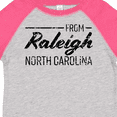 thumbnail image 4 of Inktastic From Raleigh North Carolina in Black Distressed Text Boys or Girls Toddler T-Shirt, 4 of 5