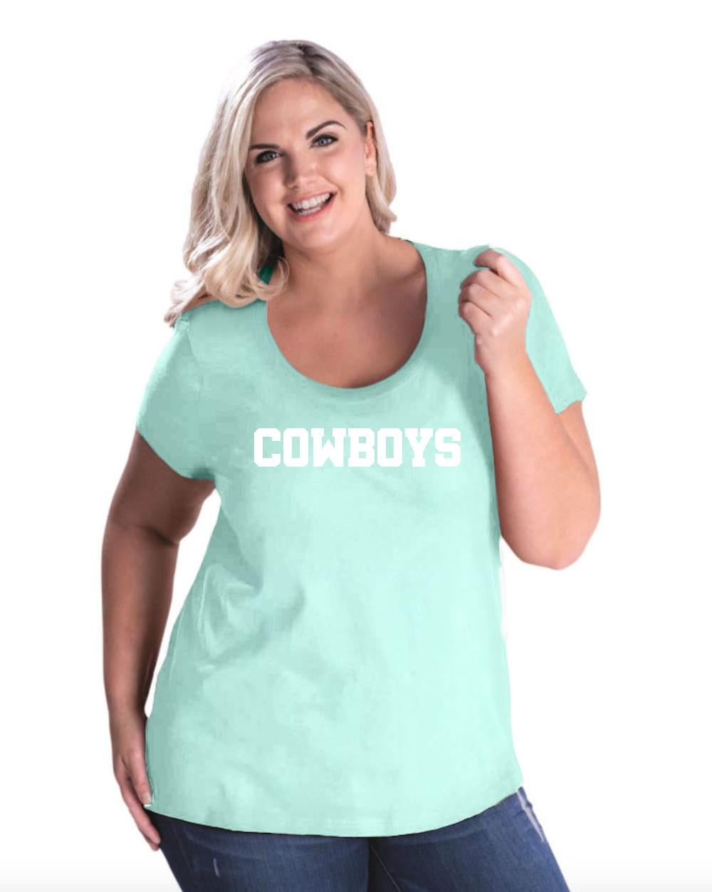 Dallas Cowboys Tshirt Plus Size Women 