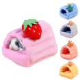 thumbnail image 1 of Hamster House Bed, Plush Soft Skin-friendly Winter Warm Nest Home Resting for Small Animals Guinea Pig Hedgehog Chinchilla Hamster Rats Squirrels, 1 of 5