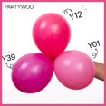 thumbnail image 4 of Kit de guirnalda de globos rosa intenso PartyWoo de 140 piezas, 18-5 pulgadas, 4 of 7