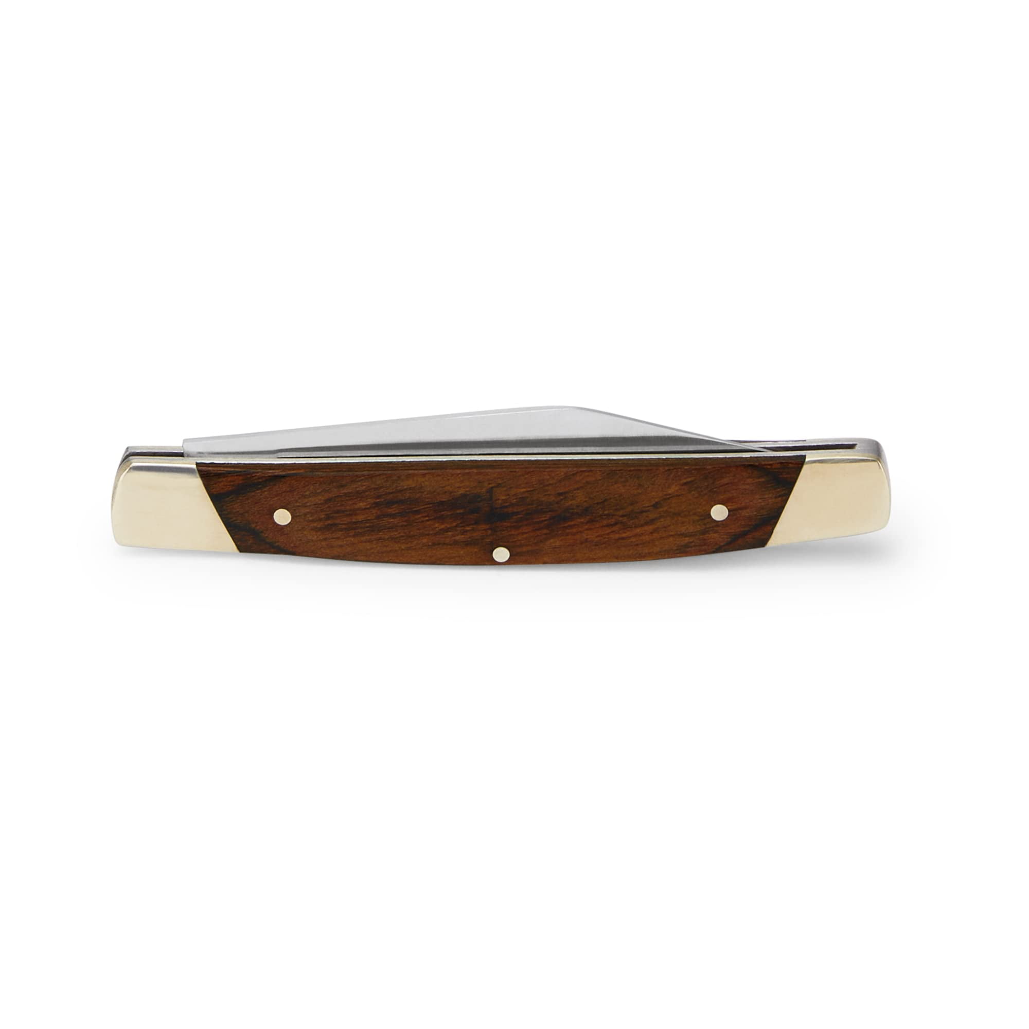 Buck Knives 379 Solo Folding Pocket Knife, Woodgrain Handle, 0.9 oz