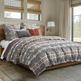 thumbnail image 2 of Levtex Home - Corrales Duvet Cover Set - King Duvet Cover + Two King Pillow Shams - Aztec - Grey, Brick Red, Cream and Taupe - Duvet Cover (106 x 94in.) and Pillow Shams (36 x 20in. ) - Cotton, 2 of 3