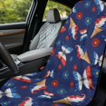 thumbnail image 3 of Bulopur Patriotic Front Car Seat Cover Towel for Women French Flag Multifunctional Car Seat Protector with Storage Bag for Beach Summer Washable Fit SUV Sedan Truck 1pcs, 3 of 7