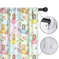 thumbnail image 4 of Blackout Kids Curtains,Pastel Princess Flower Pattern Childrens Insulated Curtains Set Of 2,Bedroom Essentials,Toddler Room Decor 42"x84", 4 of 5