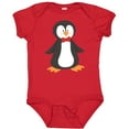 thumbnail image 3 of Inktastic Cute Penguin, Penguin With Red Bow Tie Boys or Girls Baby Bodysuit, 3 of 5