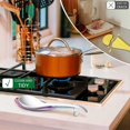 thumbnail image 4 of 2PCS Stainless Steel Spoon Rest for Kitchen Counter Cooking Utensil Rest Spoon Ladle Holder for Stove Top Rust Resistant Large Size (Rainbow), 4 of 5