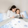 thumbnail image 4 of Manfei Snowman Twin Comforter Sets Christmas Bedding Set, Peach Pink 2 Pieces 1 Comforter and 1 Pillowcase, Gray Reversible, 4 of 6