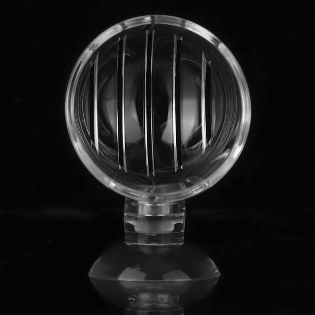 Mangeoire à Poissons, Ventouse Rouge Accessoire de Récipient Transparent pour Aquarium Fournitures pour Animaux