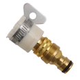 thumbnail image 3 of 3x Conector de Grifo de Manguera de Jardín de Latón, Adaptador de Grifo de Rosca Hembra 3 en 1 de 1/2 Pulgada, Grifo de Lavado de Hogar Y Jardín/coche 3 piezas, 3 of 7
