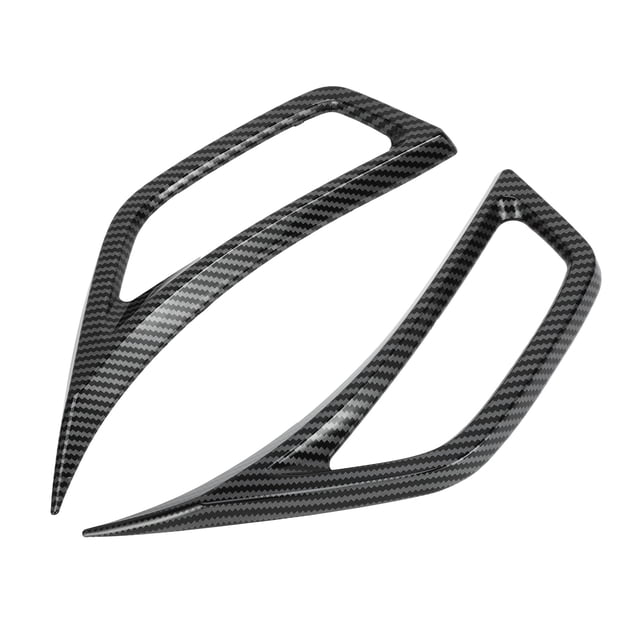 Cubierta decorativa de salida del ventilador del aire acondicionado para Jeep Wrangler JL JLU Gladiator JT 18-20, patrón de fibra de carbono