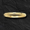 thumbnail image 2 of 10K 8in Yellow Gold Diamond Cut/Textured Bangle with Latch Clasp, Approx 5g, 2 of 8