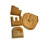 thumbnail image 2 of Alcancía de madera con letras en inglés, moderna, interesante y creativa, alcancía de vidrio transparente, práctica y duradera., 2 of 3