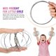 thumbnail image 3 of Flow Rings Toys 3d Arm Spring Magic Flow Ring Stainless Steel Multi Sensory Educational And Interactive Spring Toy, 3 of 5