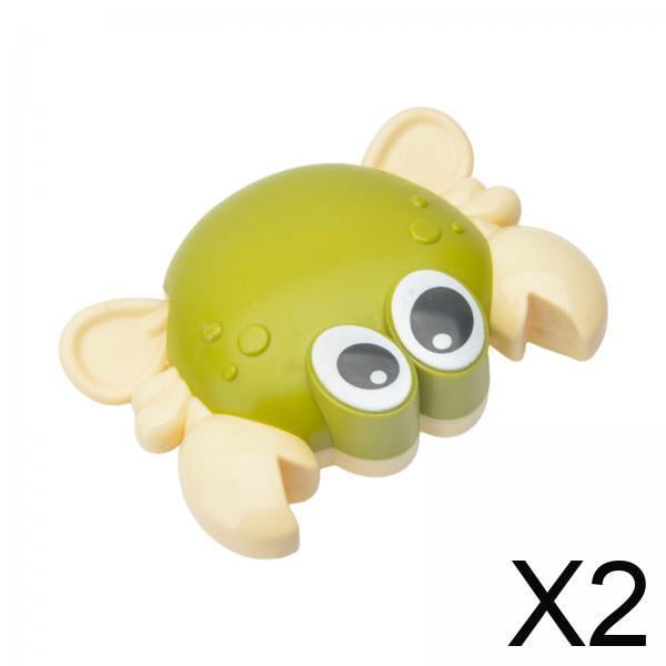Juguetes de baño con forma de cangrejo,Juguete de baño con forma de cangrejo nadador para niños de 1,2 y 3 años,Juguete de baño Lindo Animal Mecanismo de reloj Bañera Piscina Toyv,Juguete