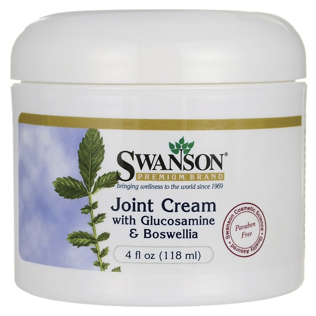 Swanson Joint Cream with Glucosamine & Boswellia 4 fl oz Cream