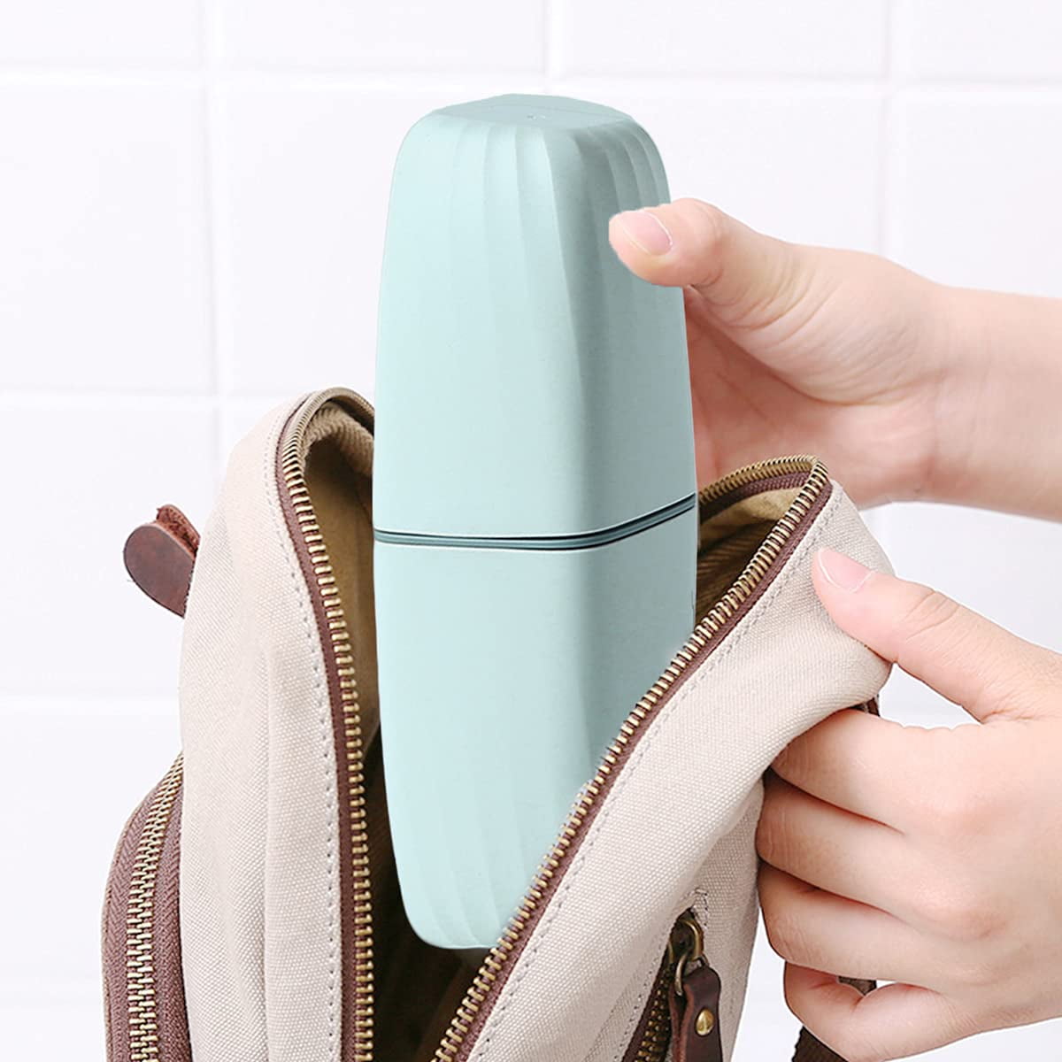 Portable Travel Toothpaste Toothbrush Storage Cup Holder Cap Case Household hi 