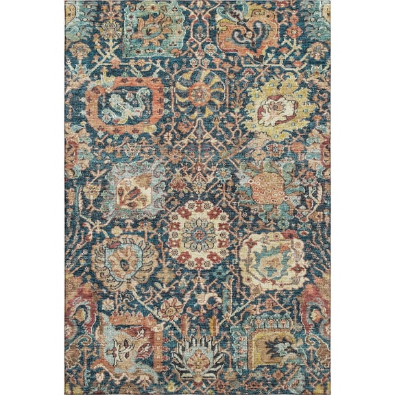 Dalyn Rugs Premium Machine Washable Mayfield AMF1101 Navy 3' x 5' Rug