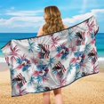 thumbnail image 4 of Garronmavis Car Seat Towel Cover Breathable Front Car Seat Towel Cover 1 PC Multi-Functional Easy Installation Includes Storage Bag for Most Cars SUVs Trucks Sedans Vans Auto Interior Decor, 4 of 9