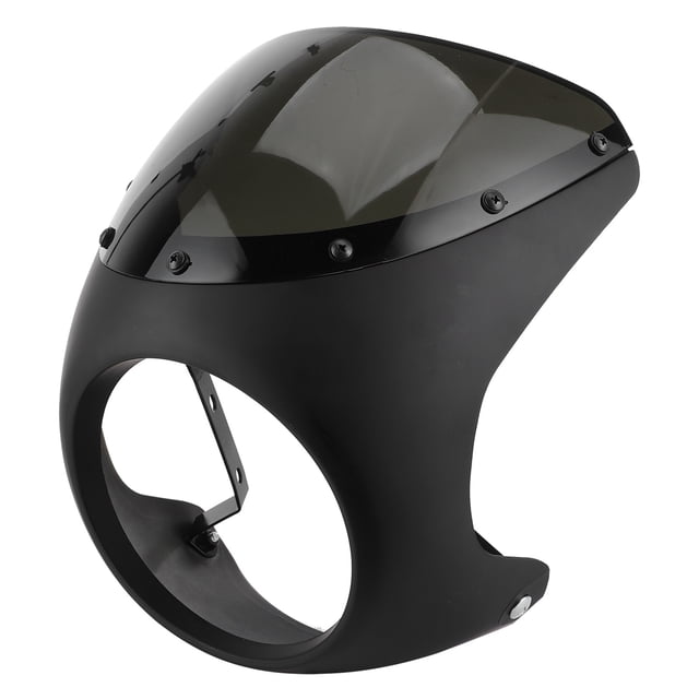 Headlight Fairing Wind Deflectors Motorcycle Air Deflector 7in Headlight Fairing Wind Deflector Windshield Universal For Motorcycle