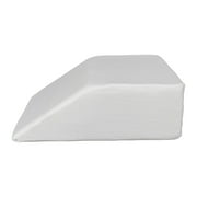 Angle View: Leg Support Pillow Trapezoid Breathable with Zipper Cushion Jambe Rest Wedge w/ Removable Polyester Cover