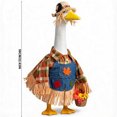 thumbnail image 3 of AZXY Scarecrow Fall Porch Goose Outfits for 23 Inch Lawn Statue, Costume for Plastic & Cement Goose Statue, Autumn Sculpture Accessory for Garden Yard Patio Front Porch Party Outdoor Decoration, 3 of 7