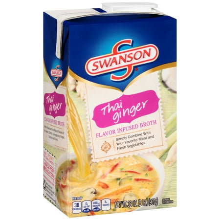 Swanson Thai Ginger Flavor Infused Broth 32oz