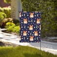 thumbnail image 2 of Sigee Corgi Lying With Moons And Stars for Live Happy Decorative Small Garden Flag,Double Sided Yard Flags Holiday Garden Flags for All Seasons, 2 of 9