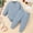 Blue, variant on TAIAOJING Fall/Winter Baby Boy Girl Clothes Winter Long Sleeve Solid Thickened Warm Romper Tops Pants 2PCS Set Bodysuit Outfits 3-6 Months
