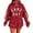 3-Red, variant on Womens Game Day Hooded Sweatshirts Sequin Football Rugby Graphic Hoodie Tops Oversized Long Sleeve 2025 Fall Winter Pullove With Pocket
