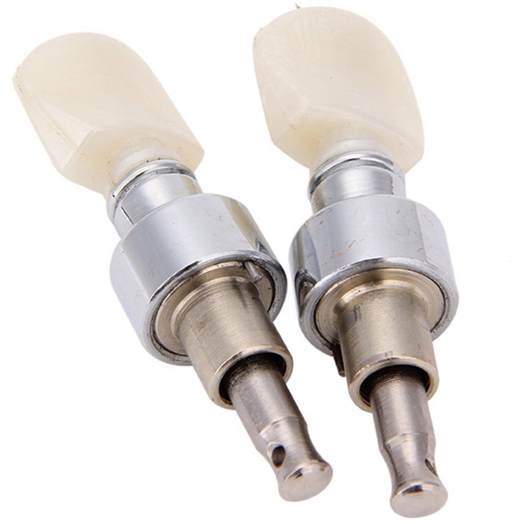 Apooke 5pcs 5 String Banjo Replacement Peg/Key Pearled Machine Head Square Button Tuning Tuner Machine Heads