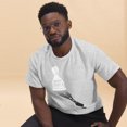 thumbnail image 2 of Born To Be A King Retro Inspirational Motivational Quote Graphic classic tee (Ash, M), 2 of 2