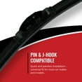 thumbnail image 4 of Sixity Auto XTS Frameless Front Windshield Wiper Blades compatible with Pontiac Vibe, 4 of 7