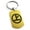 Gold, variant on Stainless Steel Murakami Samurai Crest Engraved Dog Tag Keychain Keyring