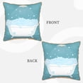 thumbnail image 3 of Kll Bathtub With Soap Bubbles Decorative Throw Pillow Covers Velvet Soft For Couch Sofa Bedroom Living Room Outdoor -20"X20", 3 of 8