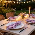 thumbnail image 2 of Dvumao Pleated Dinner Napkins 19.7x19.7 In Polyester for Home Table Decor, 2 of 6