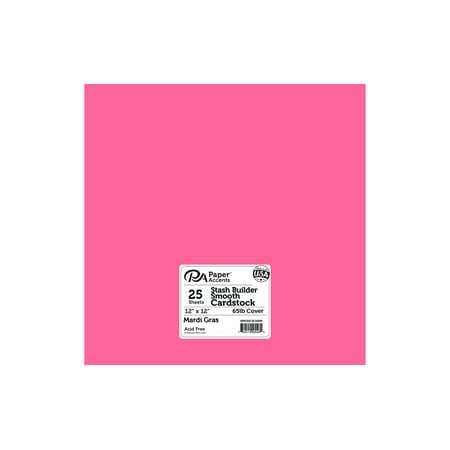 UPC: 0740512580484 | Paper Accents Cardstock 12 x 12  Stash Builder 65lb Mardi Gras 25pc