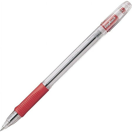 Easytouch Ballpoint Pen, Stick, Fine 0.7 Mm, Red Ink, Clear Barrel, Dozen | Bundle of 5 Dozen