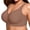 Coffee1, variant on Bras for Women Full Coverage Supportive Wireless No Underwear Plus Size Older Push Up Comfortable Bra