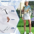 thumbnail image 4 of FUIALDOLG Funny Giraffe Womens Golf Shirts Long Sleeve Quarter Zip Athletic Top Pullover Summer Golf Apparel Sun Protection for Indoor and Outdoor Activity, 4 of 7