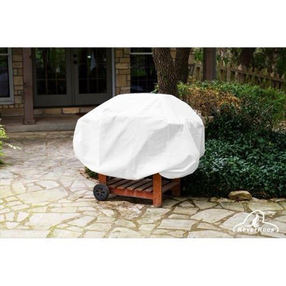 KoverRoos 13065 Weathermax Supersize Barbecue Cover No. 2, White - 23 D x 76 W x 45 H in.
